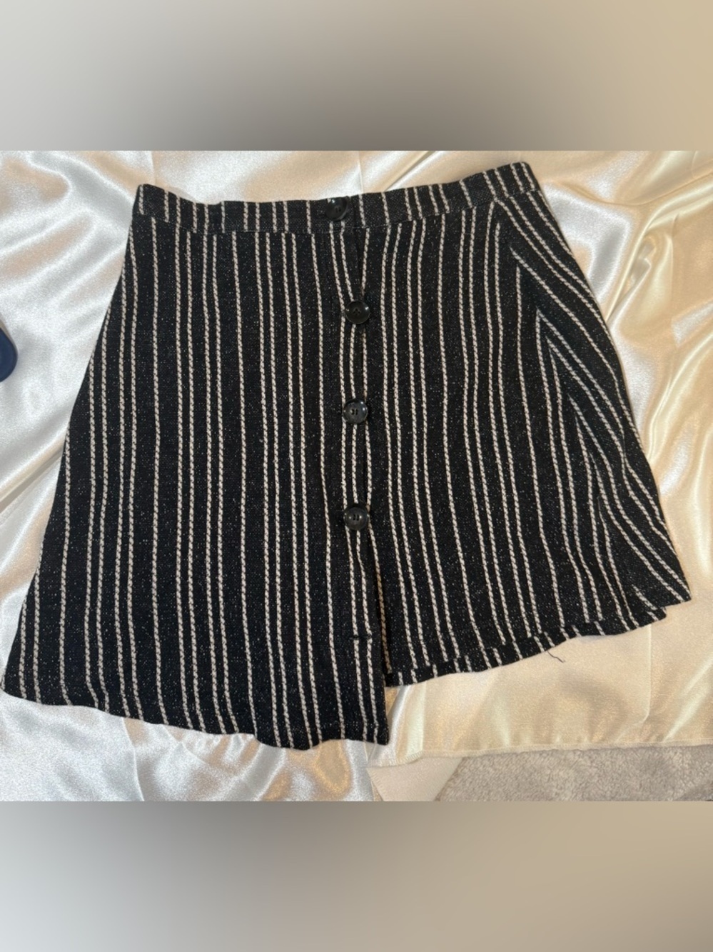 Urban Outfitters Black and White Striped Skirt